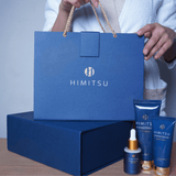 Himitsu Skincare trio all products packaging